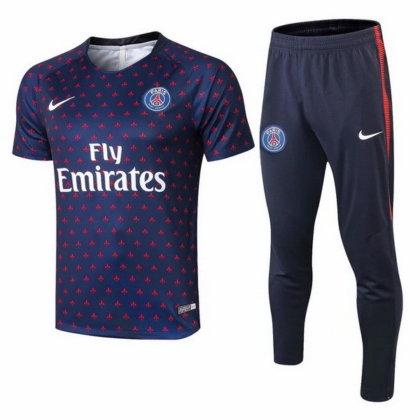 Trikot Trainingsshirt Paris Saint Germain Komplett Set 2018-19 Blau